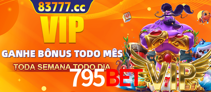 Banner promocional do 795bet oferecendo 100% de recompensas adicionais contínuas para quem fizer o login diário (Daily sign-in), com um mascote de coelho.